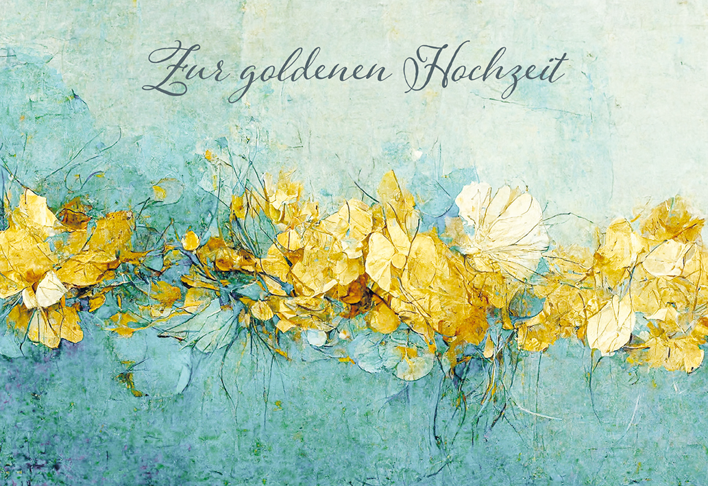 140-86040527_300RGBGlückwunschkarte - Zur goldenen Hochzeit