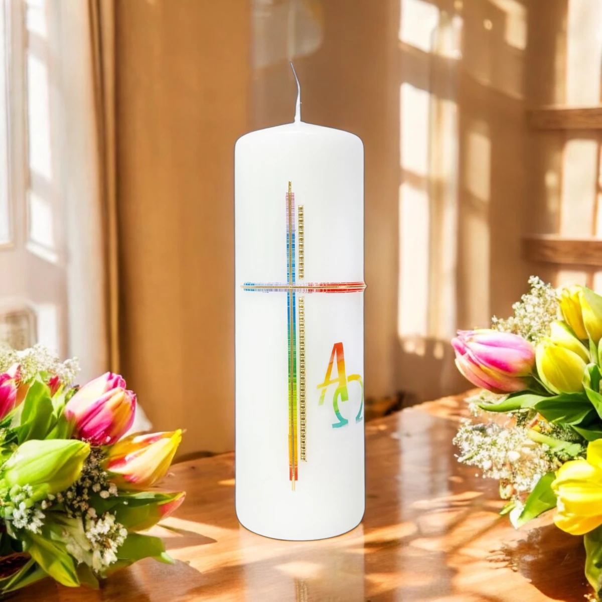 osterkerze-alle-gleich-ao-15x5cm