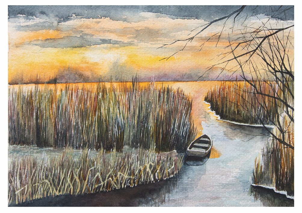 9807_Winterabend am See