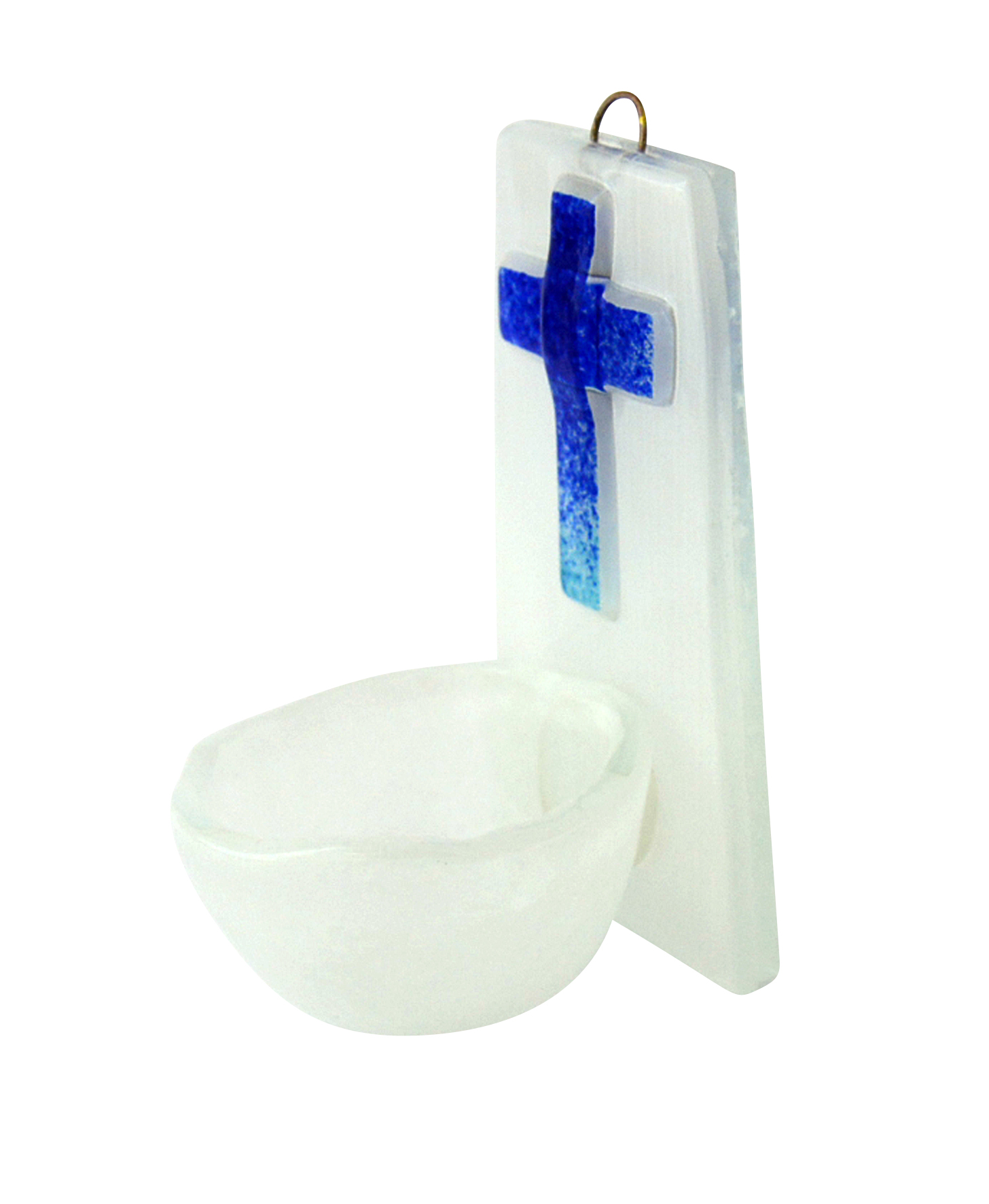 Weihkessel Glas Kreuz Blau_seitlich