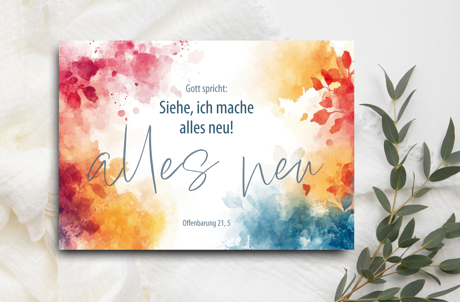 Jahreslosung-2026-Postkarte-4youmedia-Bunte-Farben