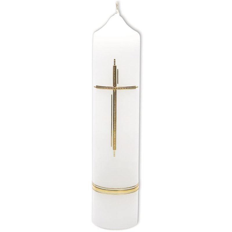 kerze-crucis-tischkerze-gold