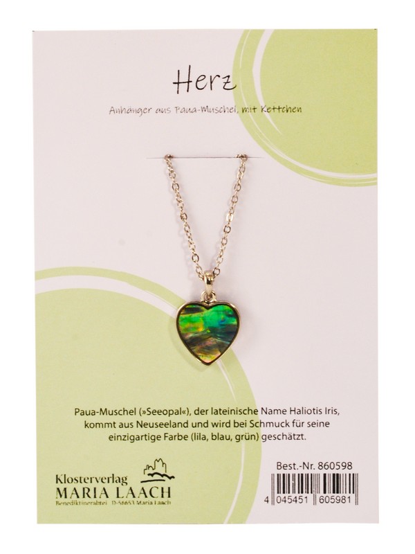 Herzanhänger Paua