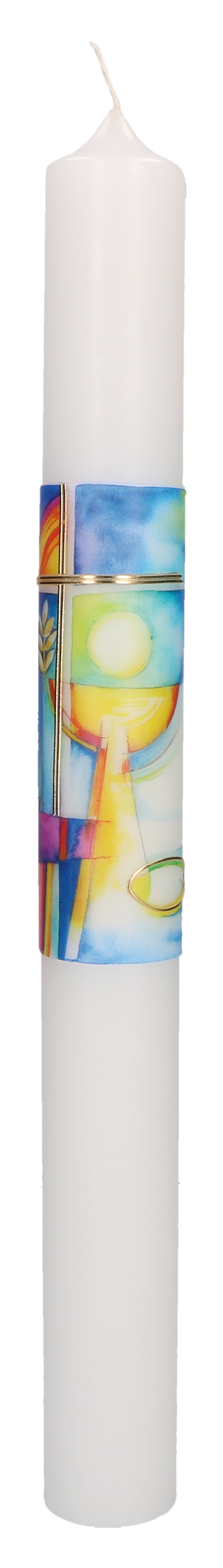 Kommunionkerze 400x40 Wachsmotiv
