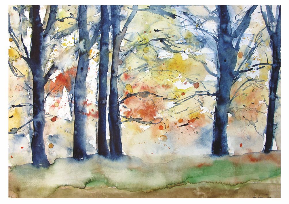 Hans-Jürgen Gaudeck Wald im Herbstlicht