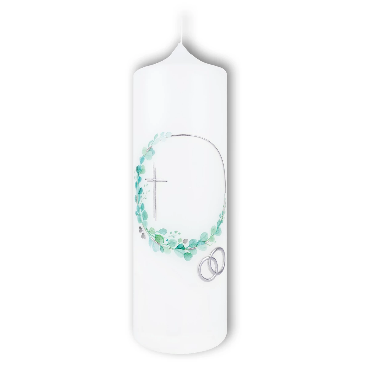 fritz-cox-hochzeitskerze-circulo-silber-25x8cm