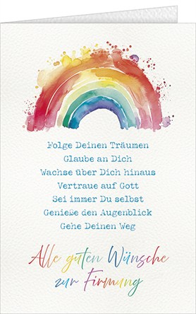 15-10001Firmung Regenbogen