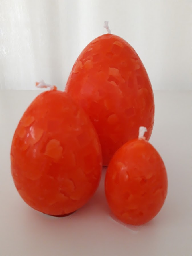 Kerze orange