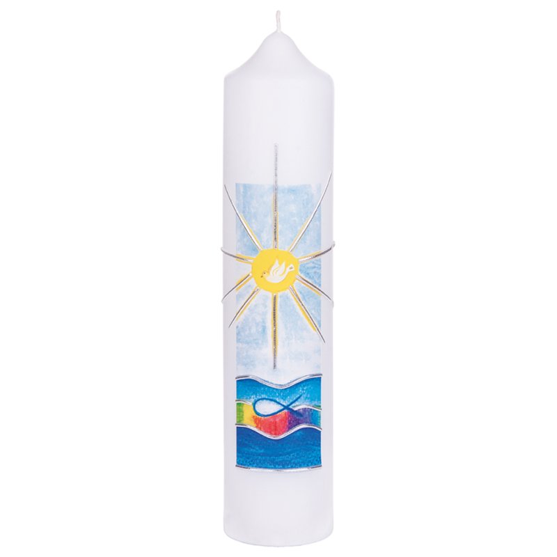 taufkerze-sonne-wellen-fisch-tischkerze