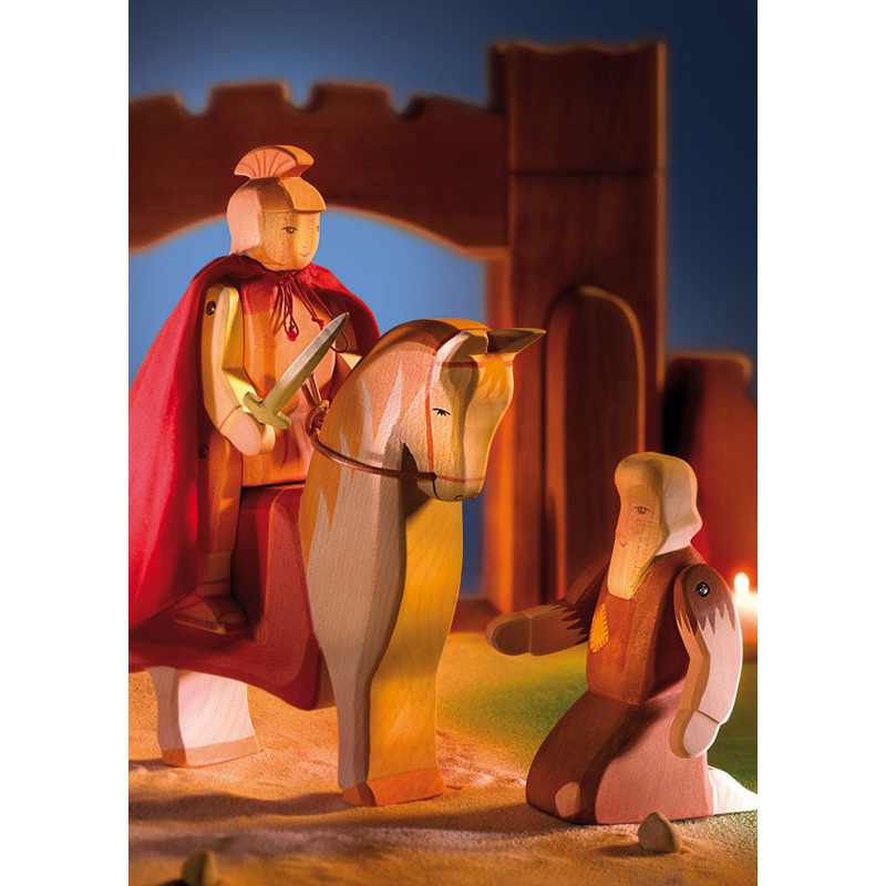 St. Martin mit Schwert + Mantel 