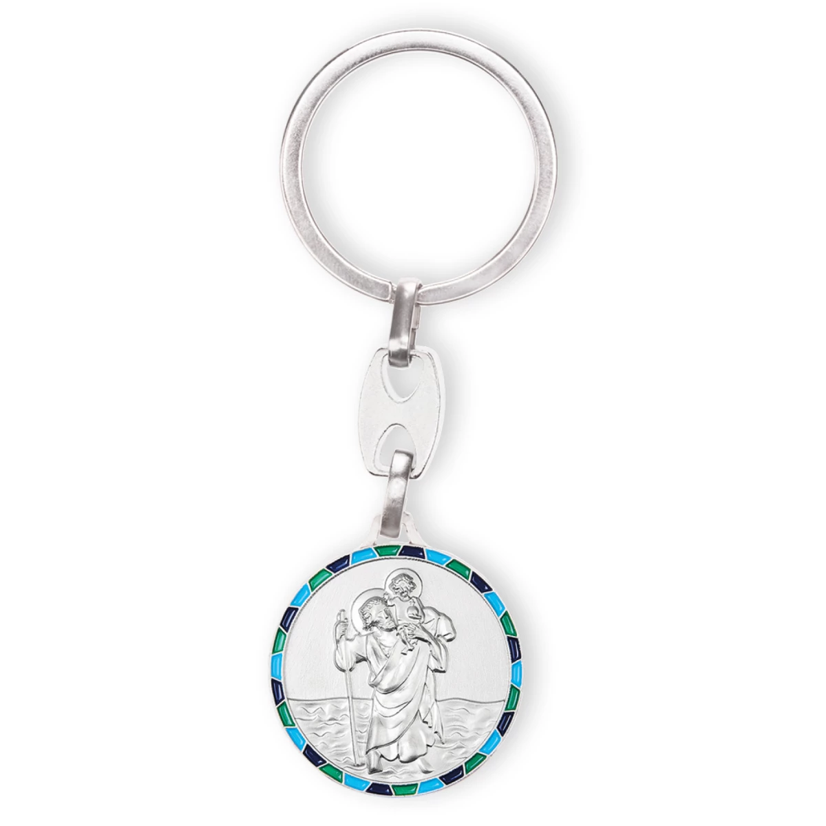 schluesselanhaenger-christophorus-mosaik-blau-direkt-von-fritz-cox