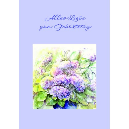 453139Alles Liebe zum Geburtstag Hortensien
