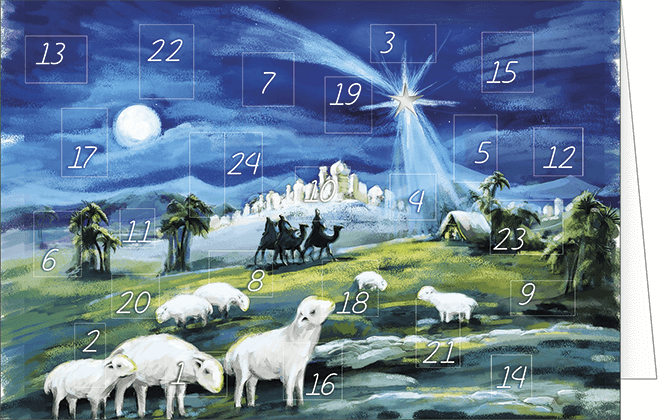 21-1169Adventskalenderkarte