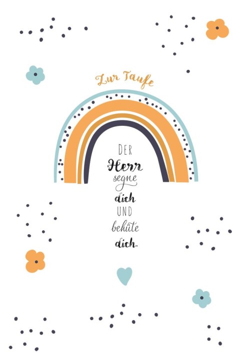 140-84880278_Glückwunschkarte Zur Taufe