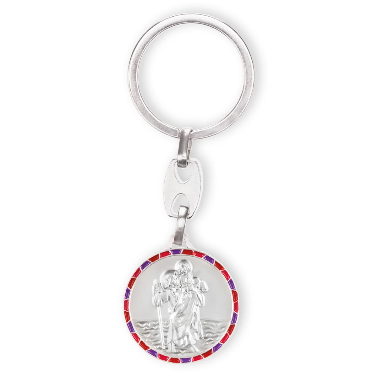 schluesselanhaenger-christophorus-mosaik-lila-direkt-von-fritz-cox