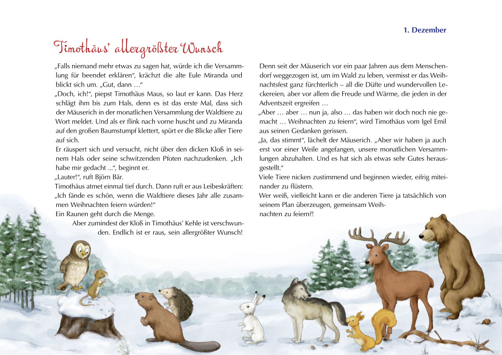 Das Weihnachtsfest der Tiere1